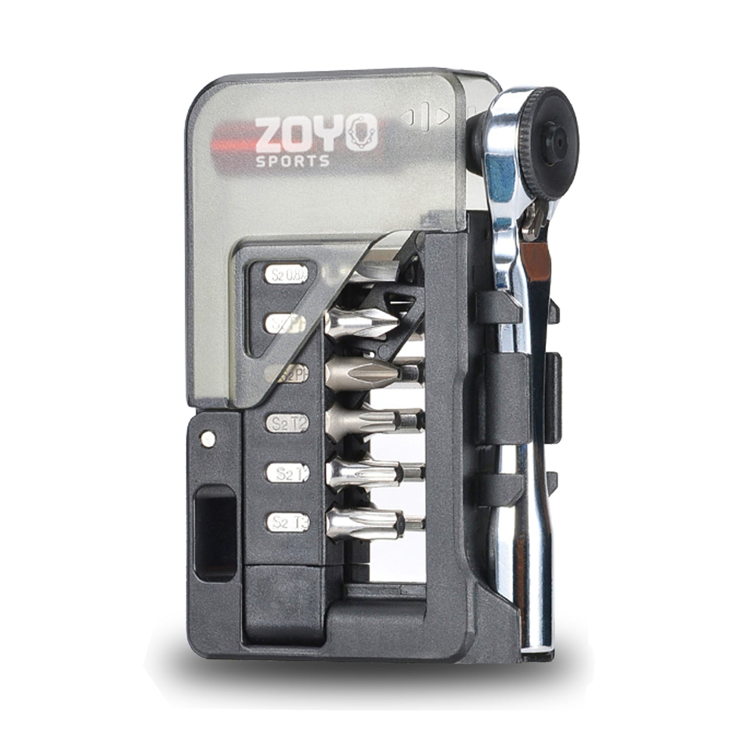 12-in-1 Ratchet Screwdriver Set for Bike Repair S2 Steel Bits