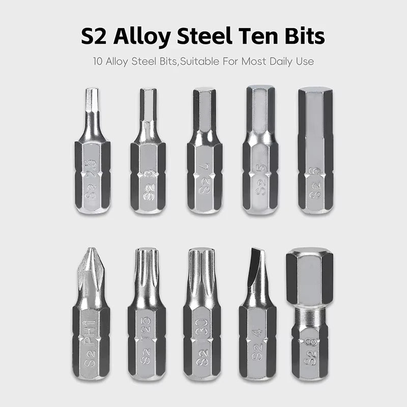 Portable Ratchet Wrench Tool Kit Multi Function Repair Tools Set with Quick Release Socket Tire Lever Screwdriver Spanner