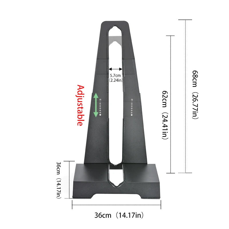 Fahrradständer Lagerregal 24-29" Räder Carbon Stahl Parkplatz