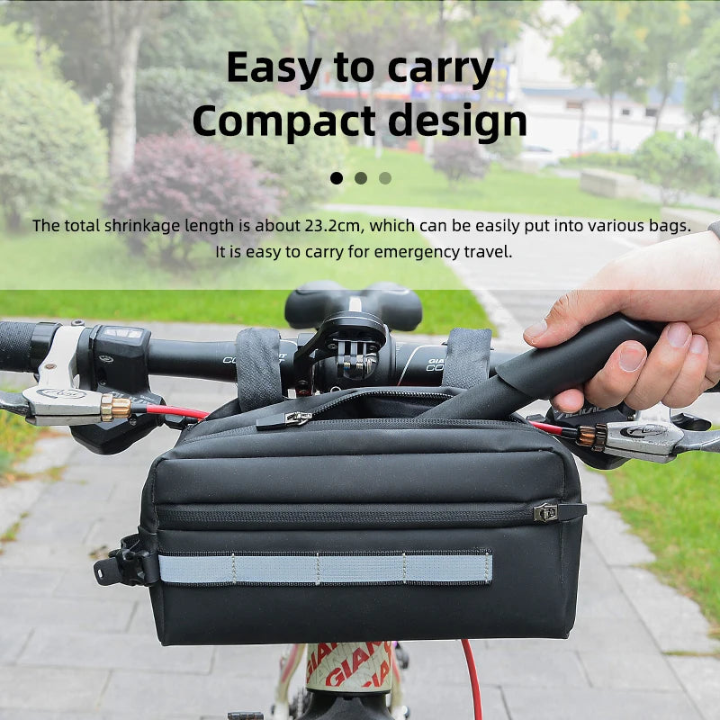 Nylon Mini Bike Tire Pump 80PSI Schrader Presta Valve Portable