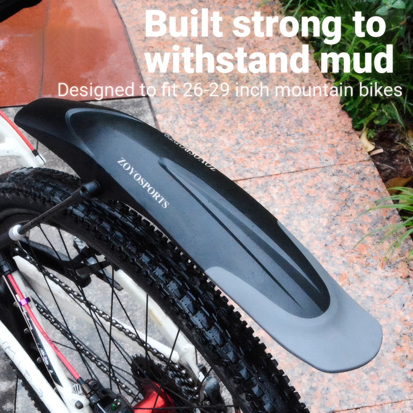 MTB Bike Mudguard Fenders 26-29 Inch Removable Quick Release Front Rear