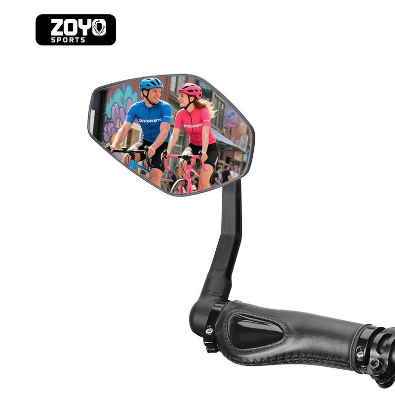 Zoyosports Anti-glare Bike Rearview Mirror 360° Rotatable Convex Mirror For E-bike Hybrid City Bike Handlebar 15-20mm Zy-f242
