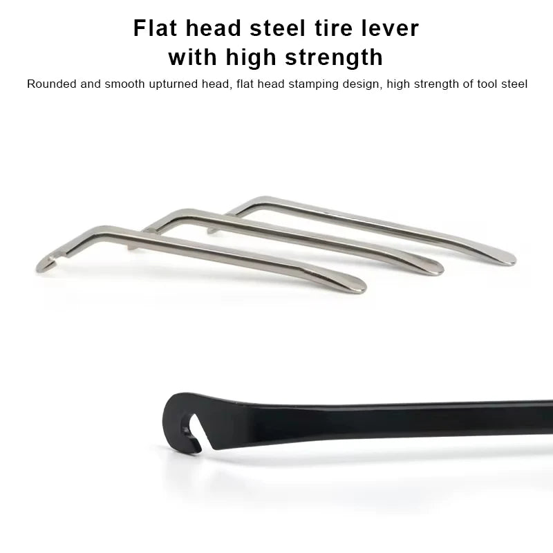 ZOYOSPORTS 3PCS Carbon Steel Bicycle Tire Lever Set Lightweight Tyre Changing Tools for Repair and Maintenance