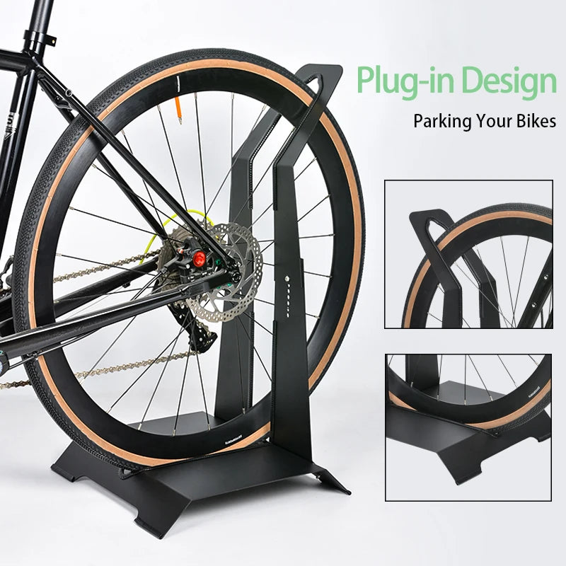 Fahrradständer Lagerregal 24-29" Räder Carbon Stahl Parkplatz