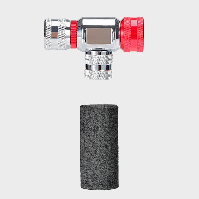 CO2-Inflator für Fahrräder Presta Schrader mit isolierter Hülle