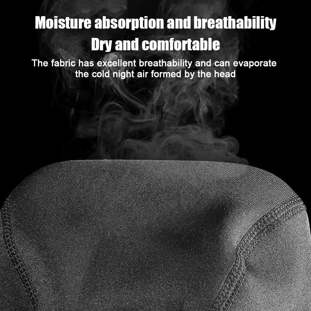 Winter Warm Fleece Skull Cap Helmet Liner - Windproof Cycling Hat for Men