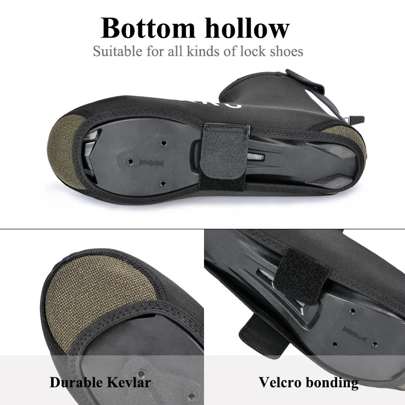 Cycling Shoe Covers - Waterproof Thermal Bike Shoe Covers for Men Women
