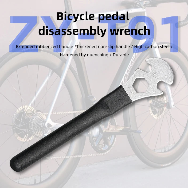 Fahrradpedalschlüssel 15 mm/24 mm 45# Stahl abgeschreckt
