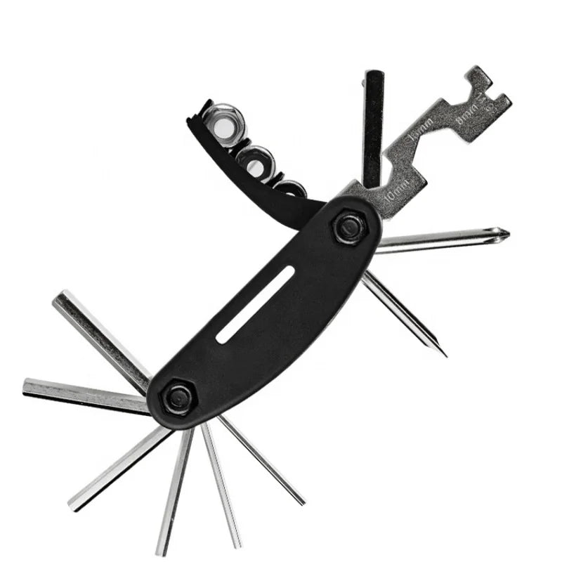16 in 1 Bike Multi Tool Set - Hex Spoke Wrench Screwdriver for MTB Road Bikes