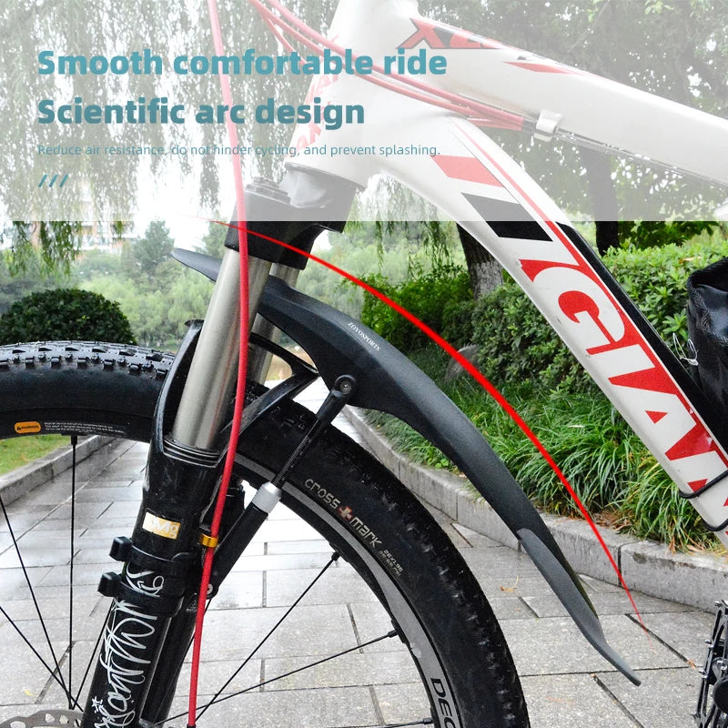 MTB Bike Mudguard Fenders 26-29 Inch Removable Quick Release Front Rear