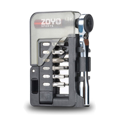 12-in-1 Ratchet Screwdriver Set for Bike Repair S2 Steel Bits