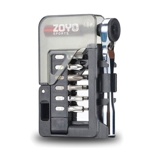 12-in-1 Ratchet Screwdriver Set for Bike Repair S2 Steel Bits