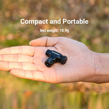 CO2 Inflator for Bikes Presta Schrader Compatible with Insulated Sleeve