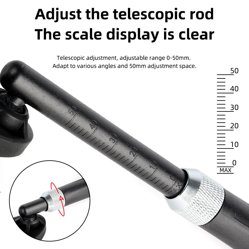 360° Adjustable Bike Mirror Anti-Glare HD for 20-23mm Handlebars