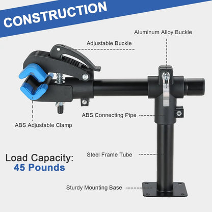 MTB Road Bike Work Stand 30kg Capacity Wall Mount
