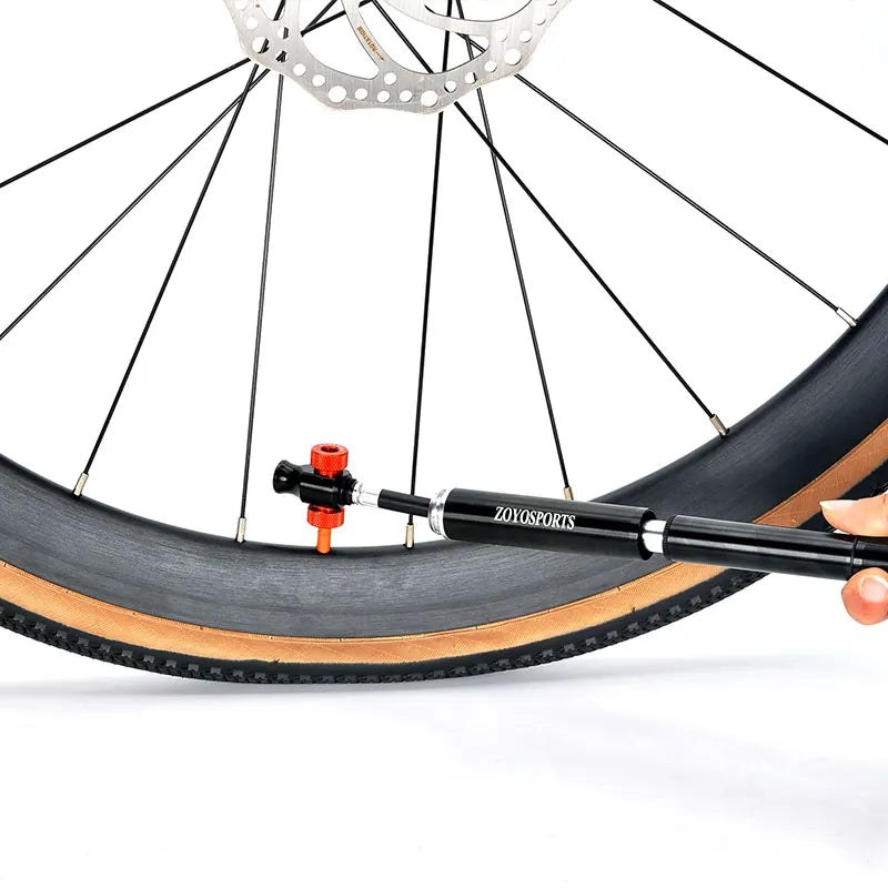 Zoyosports Portable Bike Pump Dual-use Easy To Carry Pump Co2+hand Pump Aluminum Alloy Cylinderdual-valve Head 130psi Pump - Buy Dual-use Portable Pump
co2+hand Pump
portable Bike Pump
130psi Pump Product on Alibaba.com