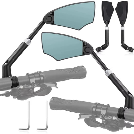 360° Adjustable Bike Mirror Anti-Glare HD for 20-23mm Handlebars