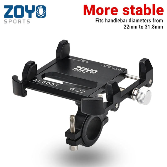 360 Adjustable Aluminum Alloy Bike Phone Mount Handlebar Holder