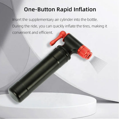 Aluminum CO2 Inflator for Bikes Schrader Presta Valves