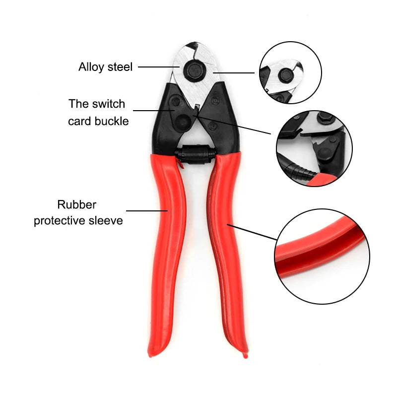 Bicycle Wire Cutters  Mountain Bike Cable Pliers for Brake & Shifter Wires