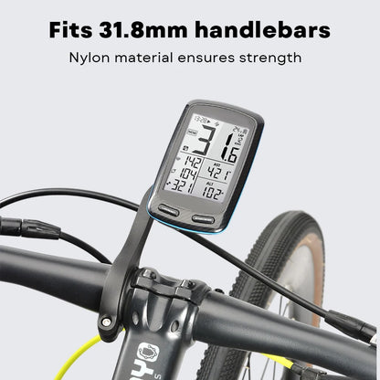 Nylon Bike Mount for GoPro Garmin 31.8mm Handlebar