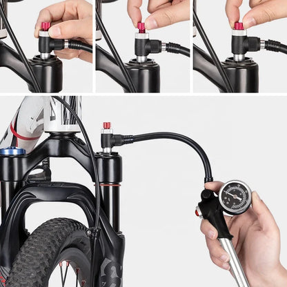 300PSI Mountain Bike Shock Pump Aluminum Alloy