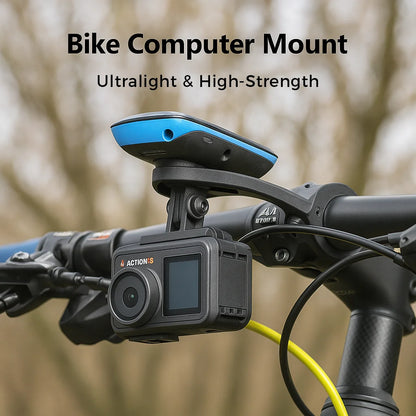 Nylon Bike Mount for GoPro Garmin 31.8mm Handlebar