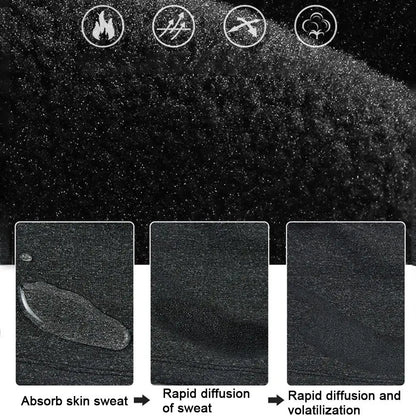 Winter Warm Fleece Skull Cap Helmet Liner - Windproof Cycling Hat for Men