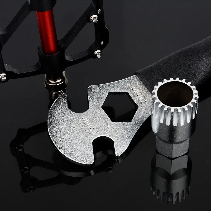 Fahrradpedalschlüssel 15 mm/24 mm 45# Stahl abgeschreckt 