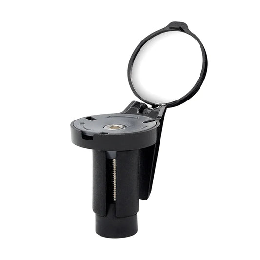 Bike Handlebar Plug Rearview Mirror 360° Rotatable HD Convex