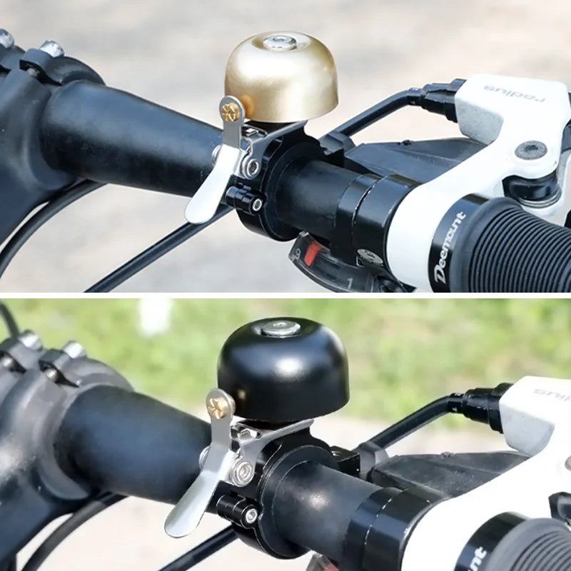 Brass Bike Bell 35mm High-Pitch 110dB Left/Right Hand Use