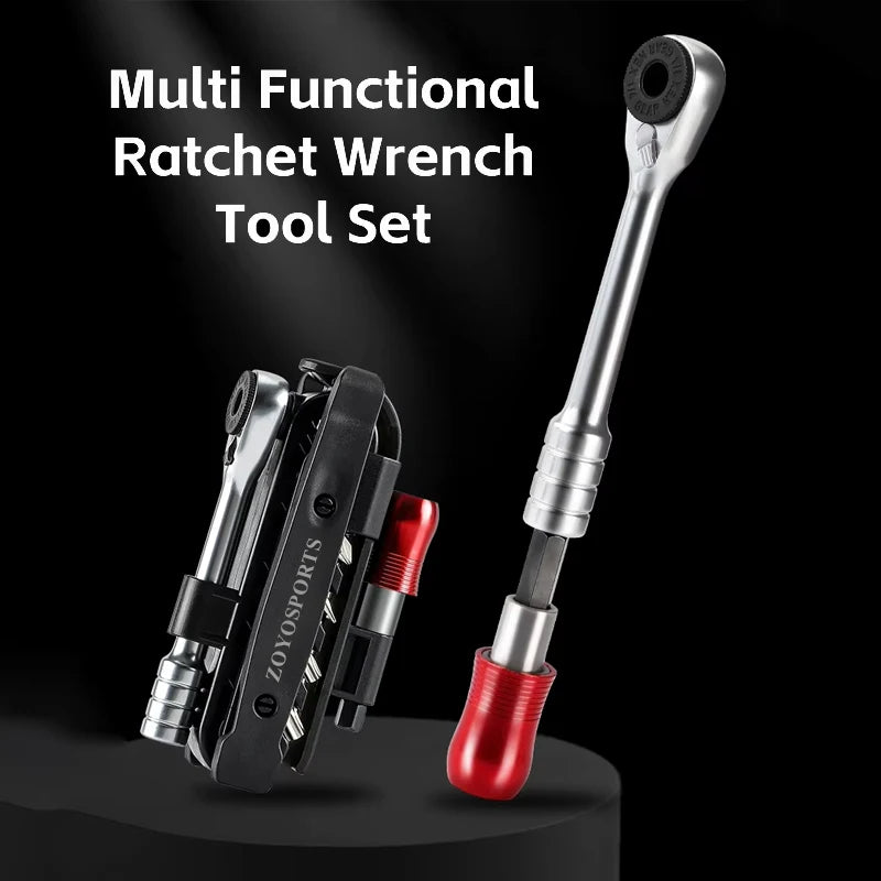 Full-Featured Bicycle Maintenance Set with Tire Levers CO2 Inflator