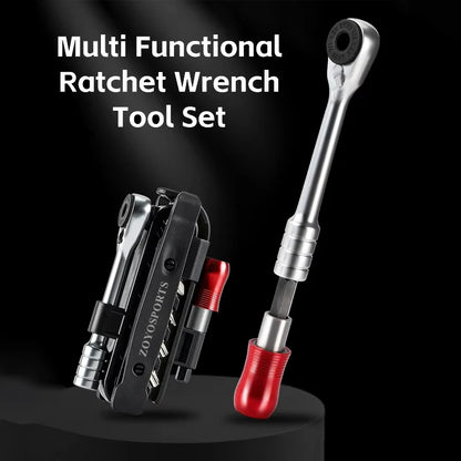 Full-Featured Bicycle Maintenance Set with Tire Levers CO2 Inflator