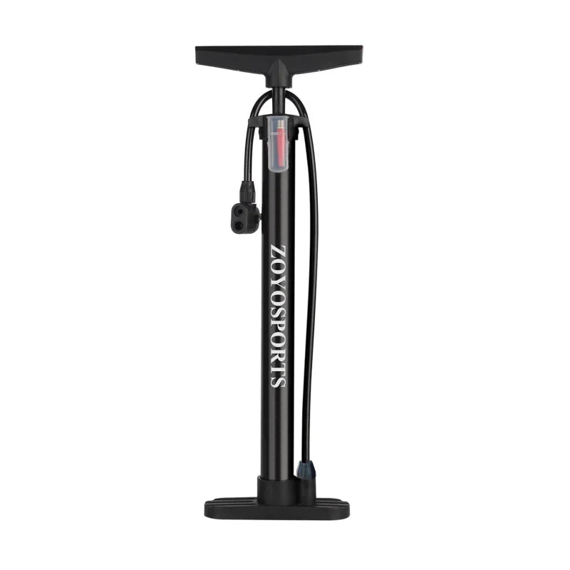 160PSI Bike Floor Pump with Barometer Schrader Presta Valve