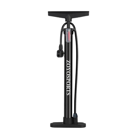 160PSI Bike Floor Pump with Barometer Schrader Presta Valve