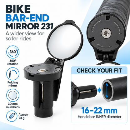 BAR-END-231 bicycle mirror — product image 06