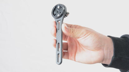 Carbon Fiber Bike Mount for Garmin Wahoo GoPro 28g – product video