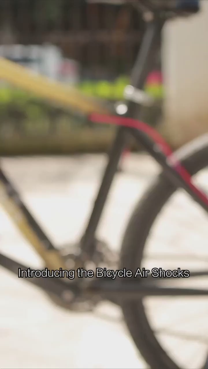 High Pressure 300PSI Bicycle Air Shocks Pump with Gauge for MTB Fork and Rear Suspension – product video
