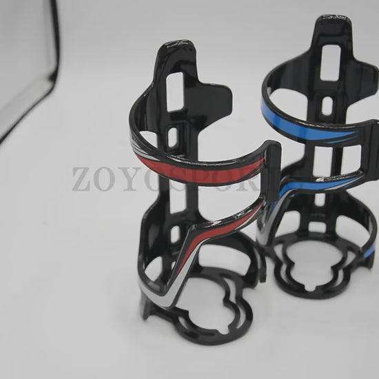 65mm PC Bike Water Bottle Cage Lightweight 43g Right Entry Holder – product video