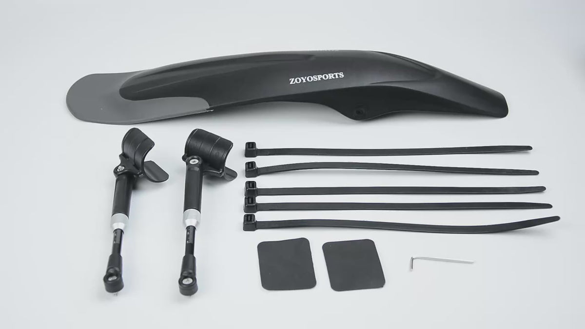 MTB Bike Mudguard Fenders 26-29 Inch Removable Quick Release Front Rear – product video