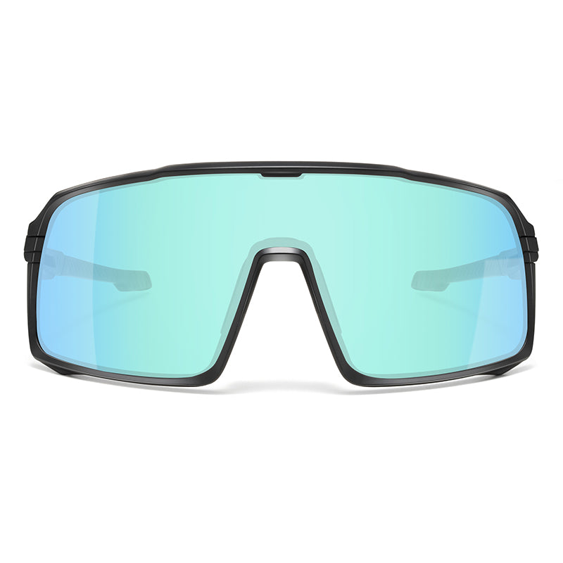 ZY-916 Cycling Sunglasses – Choose Lens Configuration – Black / Blue Photochromic
