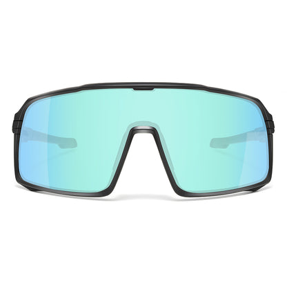 ZY-916 Cycling Sunglasses – Choose Lens Configuration – Black / Blue Photochromic