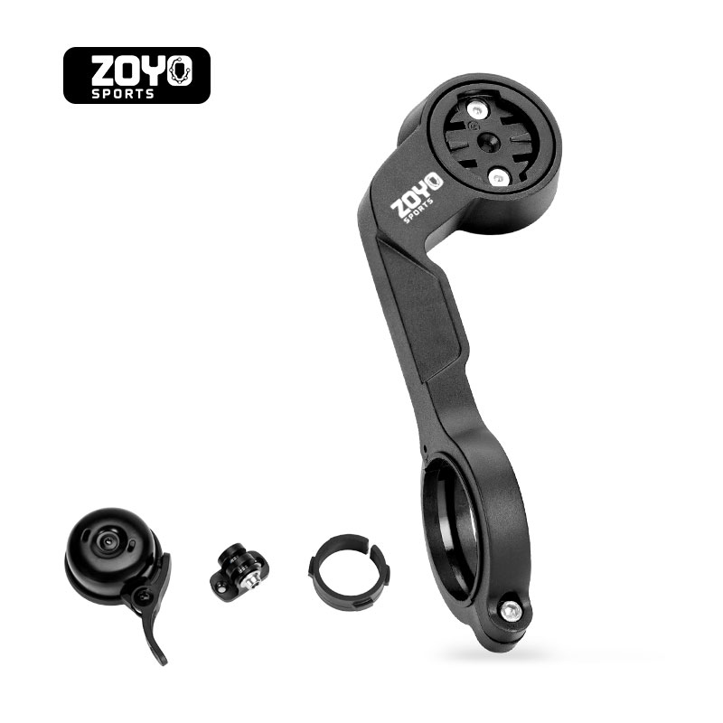 ZY-B18 Bike Computer Mount with Bell and AirTag Compartment