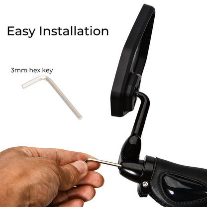 ZY-F251W bicycle mirror — installation